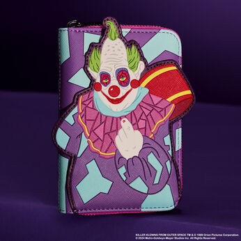 Killer Klowns from Outer Space Jumbo Cosplay Glow Zip Around Wallet, Image 2